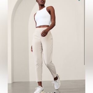 Athleta brooklyn pants khaki